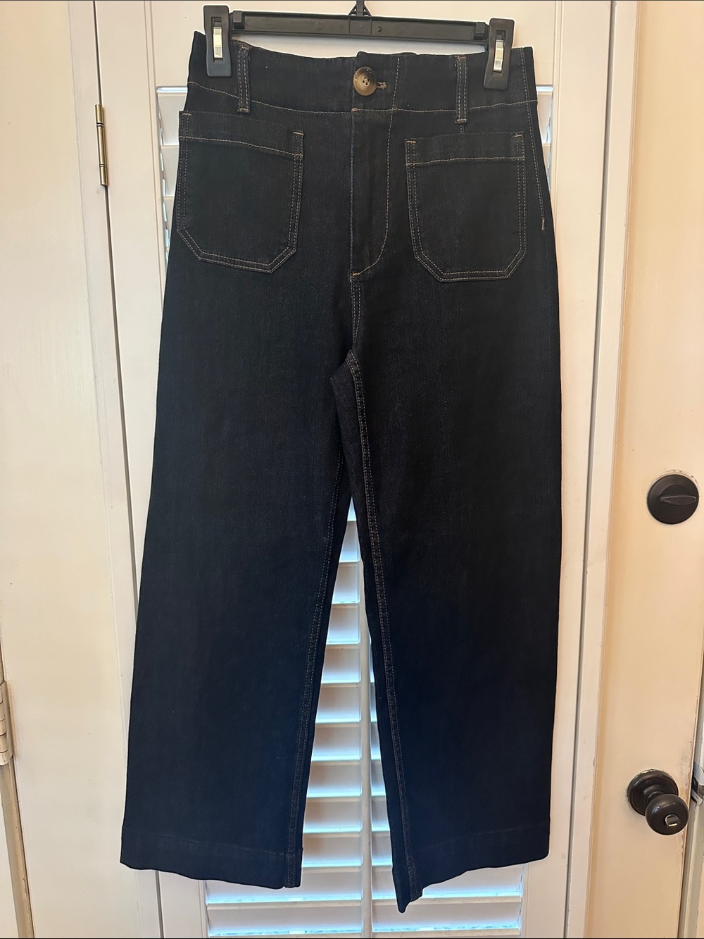 Women’s Small ee:some LA Dark Blue Denim Jeans - Classic Front Pocket Style